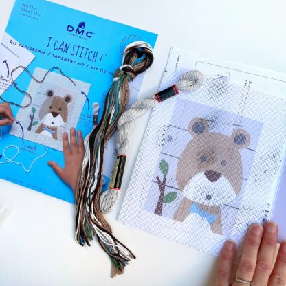 Kit de Bordado: El pequeño oso