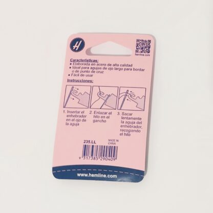 Enhebrador para bordado