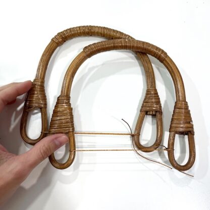 Asas bolso bambú o madera