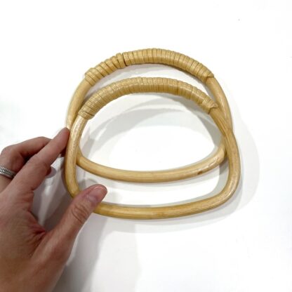 Asas bolso bambú o madera