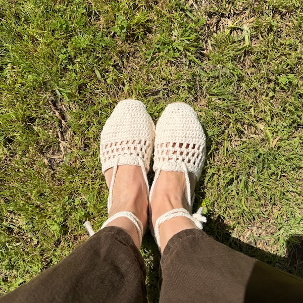 Taller Alpargatas de crochet