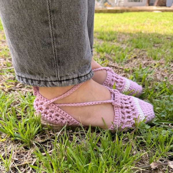 Taller Alpargatas de crochet
