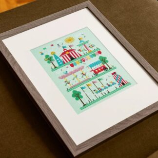 Kit de Punto de Cruz: Feria