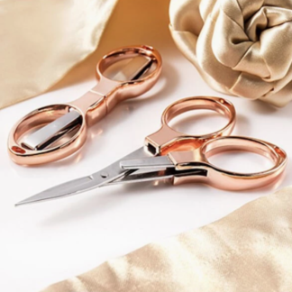 Tijeras Plegables Rose Gold